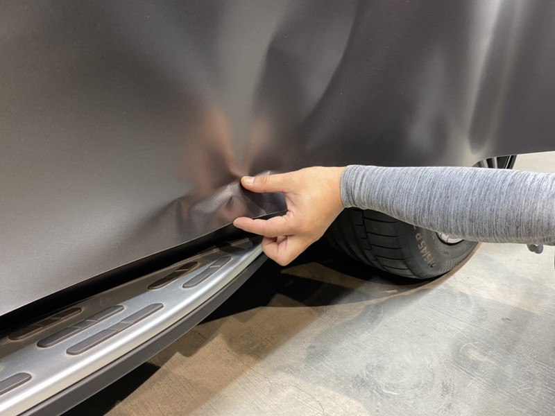 GLSへのカーラッピング施工の流れ