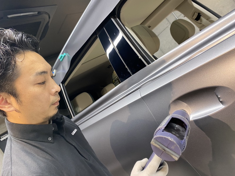 GLSへのカーラッピング施工の流れ